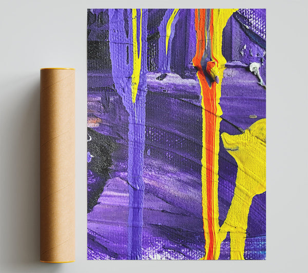 Purple And Yellow Lines