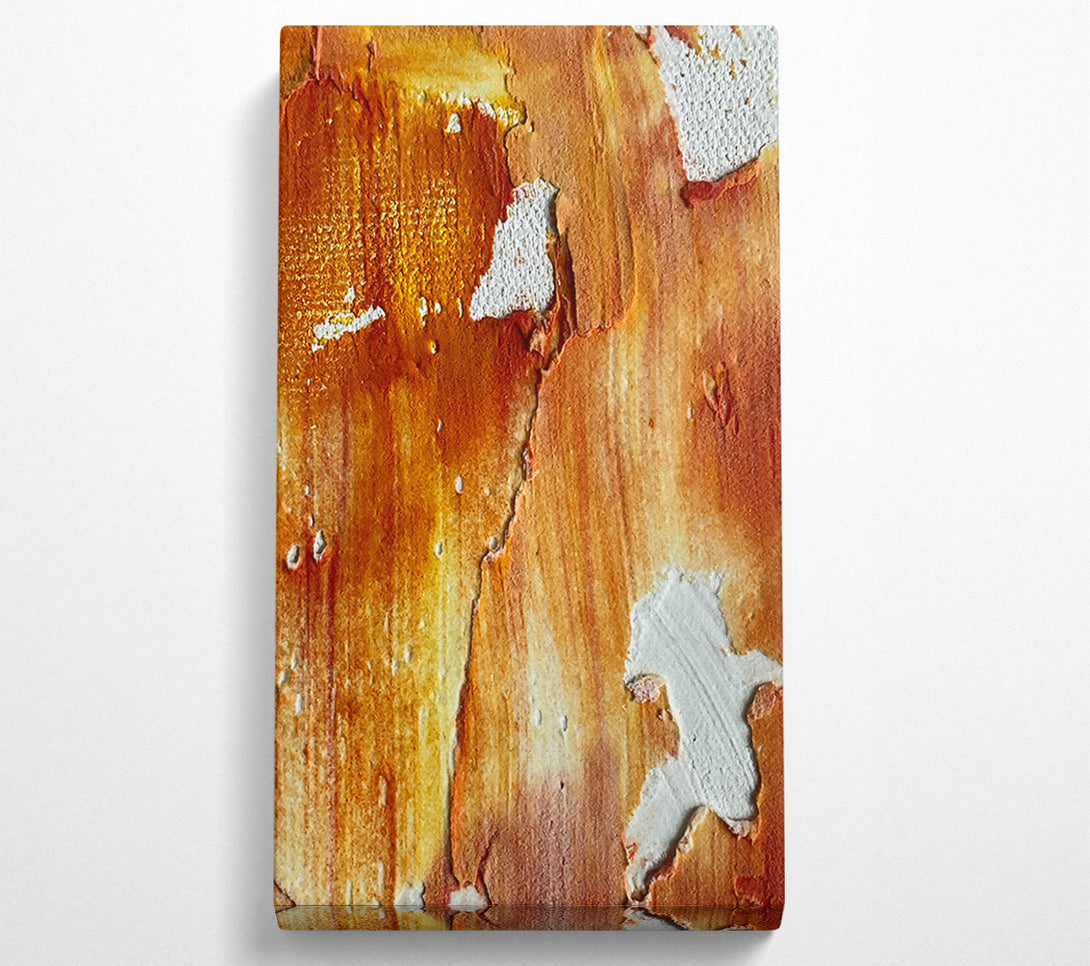  A Canvas Print of Amber Crackling Light Canvas Print
