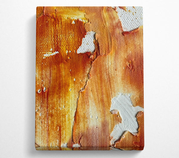  A Canvas Print of Amber Crackling Light Canvas Print