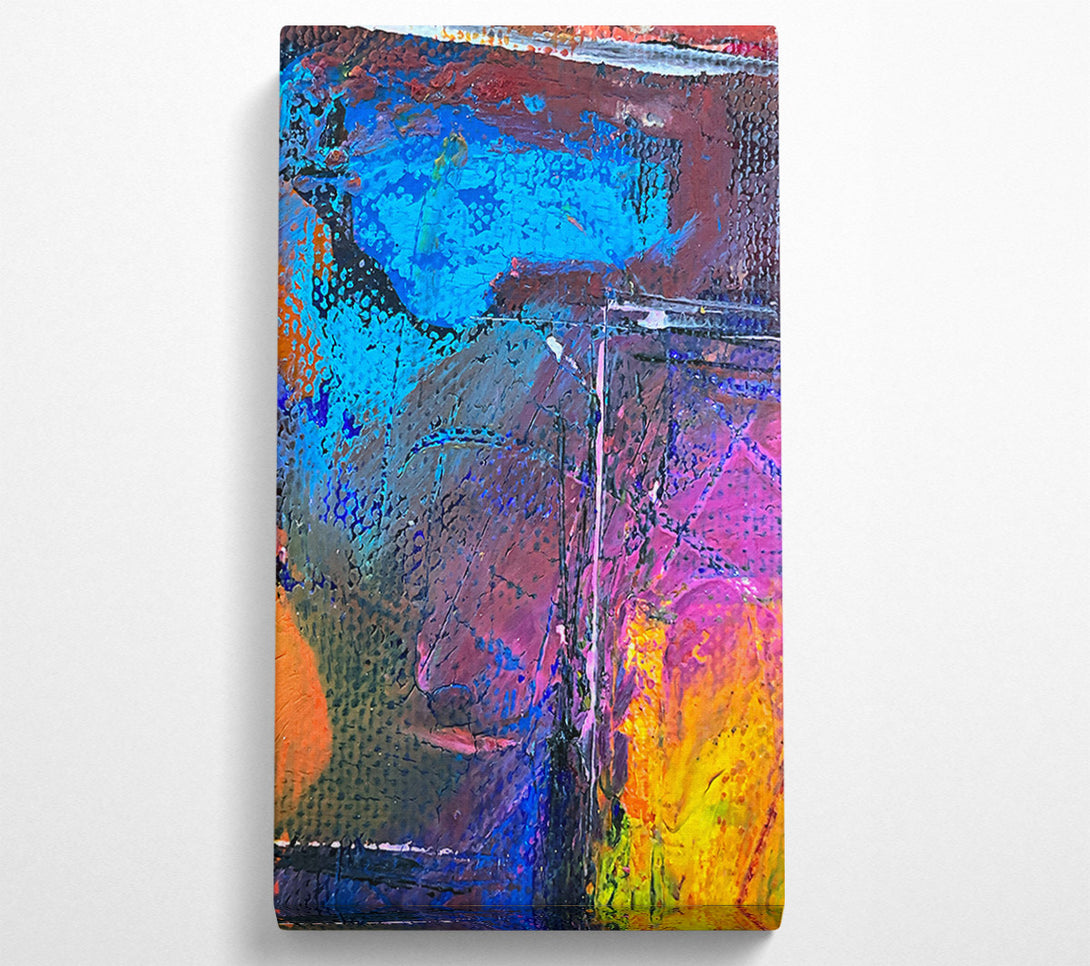  A Canvas Print of Azure And Magenta Hues Canvas Print
