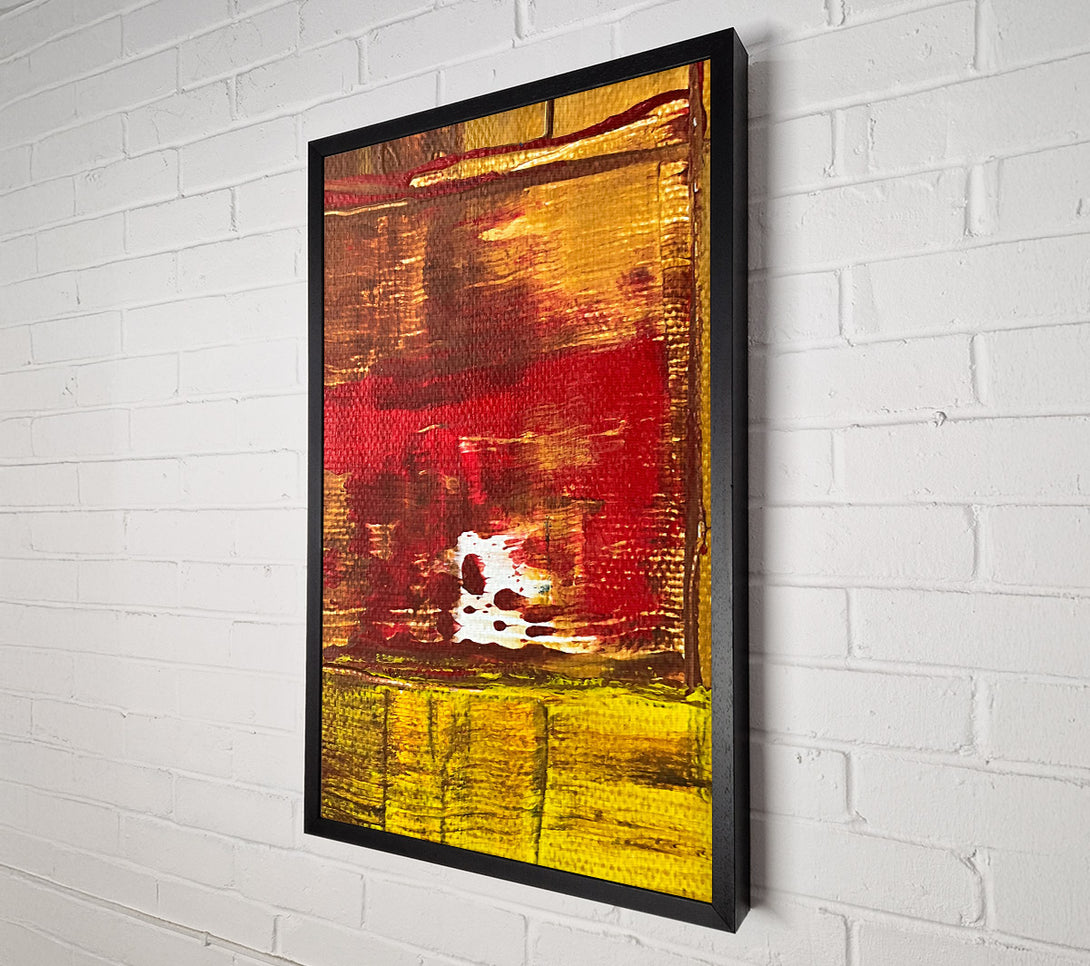  A Canvas Print of Crimson Golden Hues Canvas Wall Art