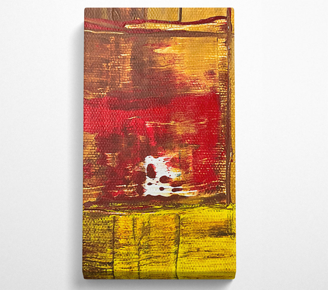  A Canvas Print of Crimson Golden Hues Canvas Wall Art