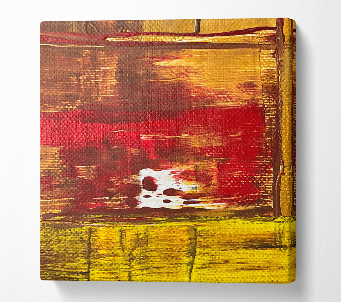  A Canvas Print of Crimson Golden Hues Canvas Wall Art