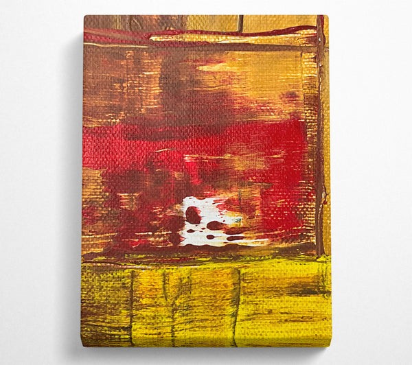  A Canvas Print of Crimson Golden Hues Canvas Wall Art