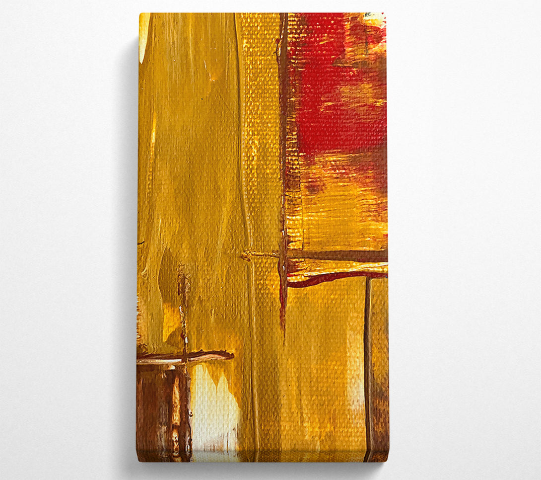  A Canvas Print of Golden Hues Of Dawn Canvas Wall Art