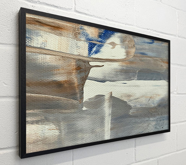 White And Brown Abstract