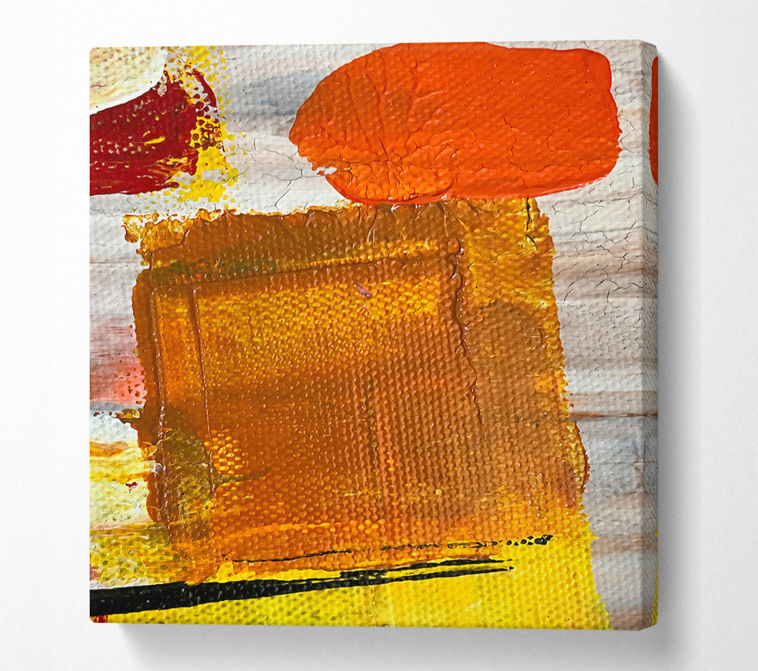  A Canvas Print of The Orange Square Canvas Print