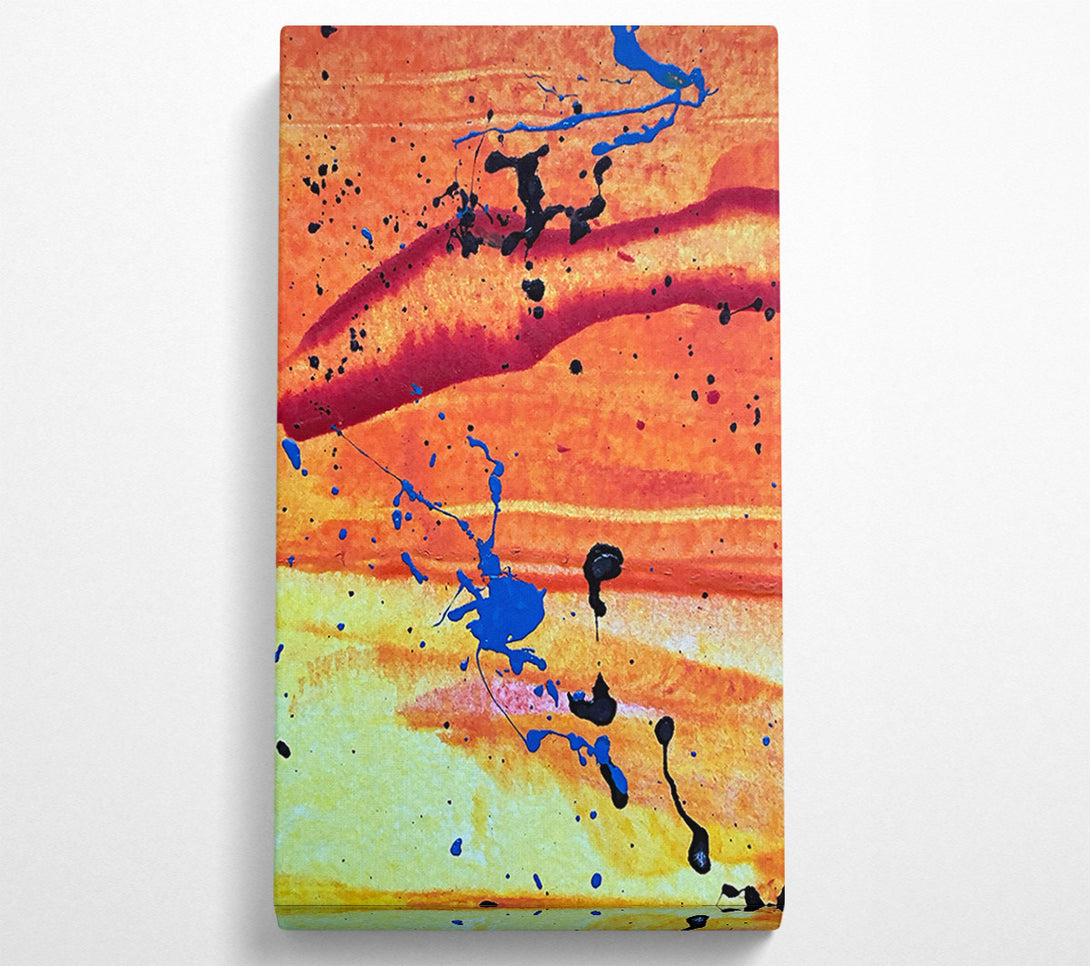  A Canvas Print of Orange Sunset Symphony Canvas Art