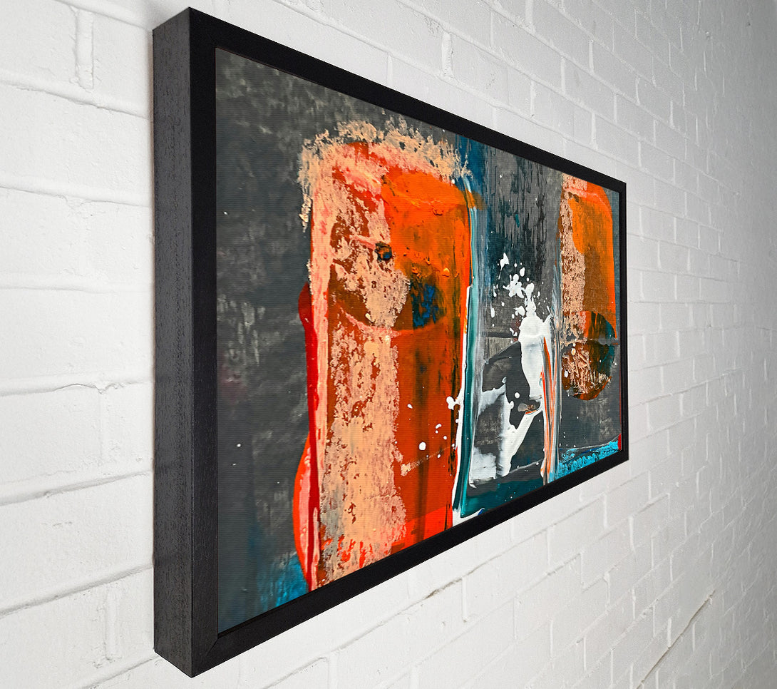  A Canvas Print of Orange Splashes Of Color Canvas Art