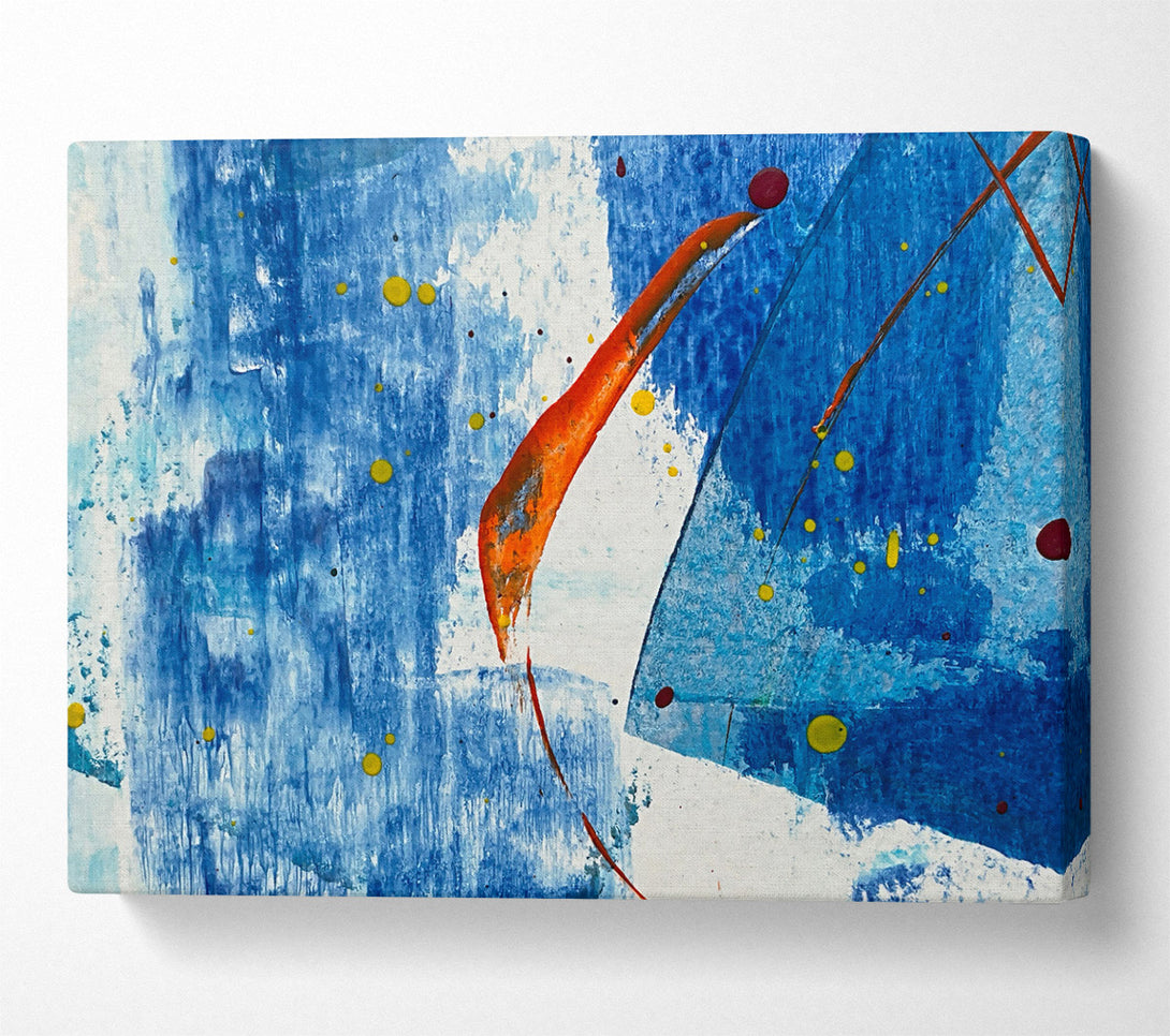  A Canvas Print of Azure Sky Swirl Canvas Print