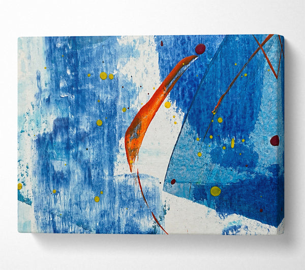  A Canvas Print of Azure Sky Swirl Canvas Print
