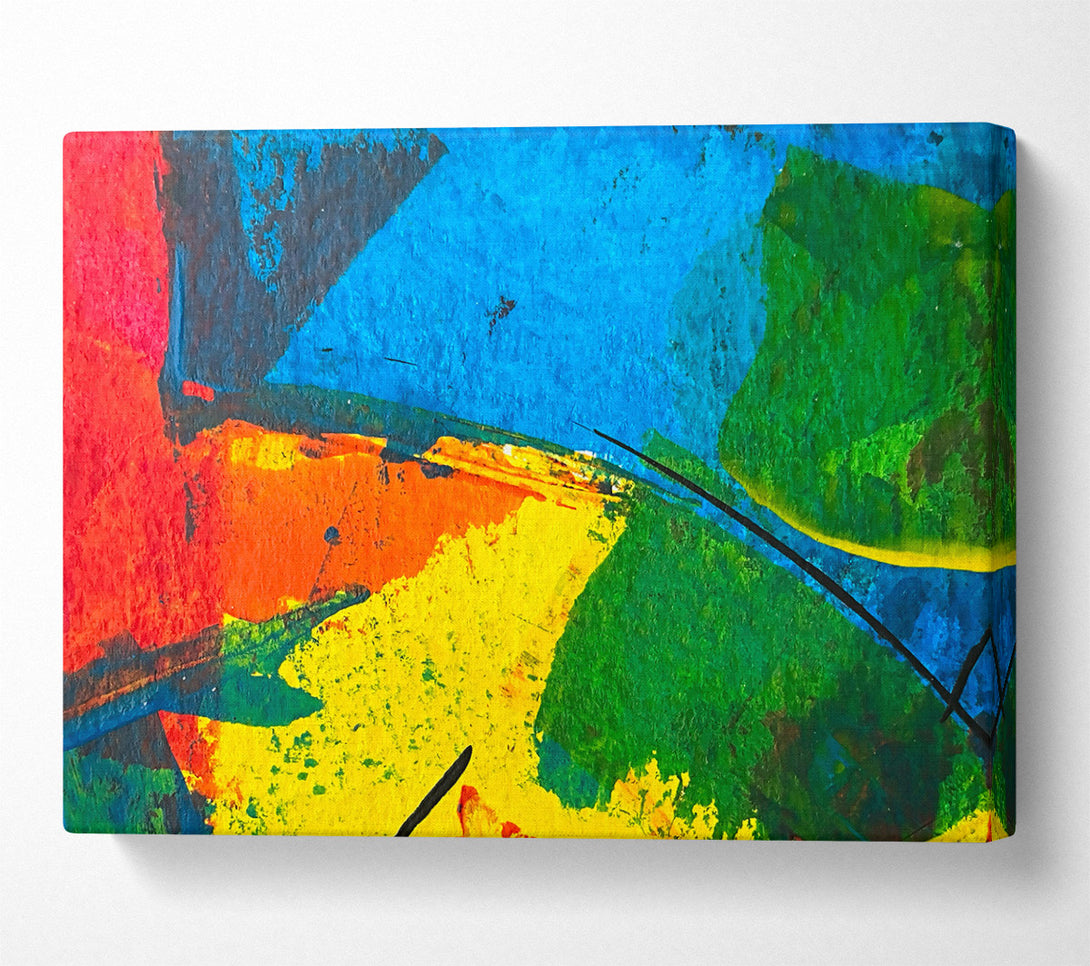  A Canvas Print of Blue Abstract Dreamscape Canvas Art