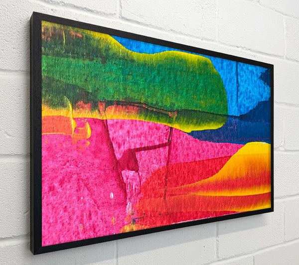 Pink Abstract Landscape