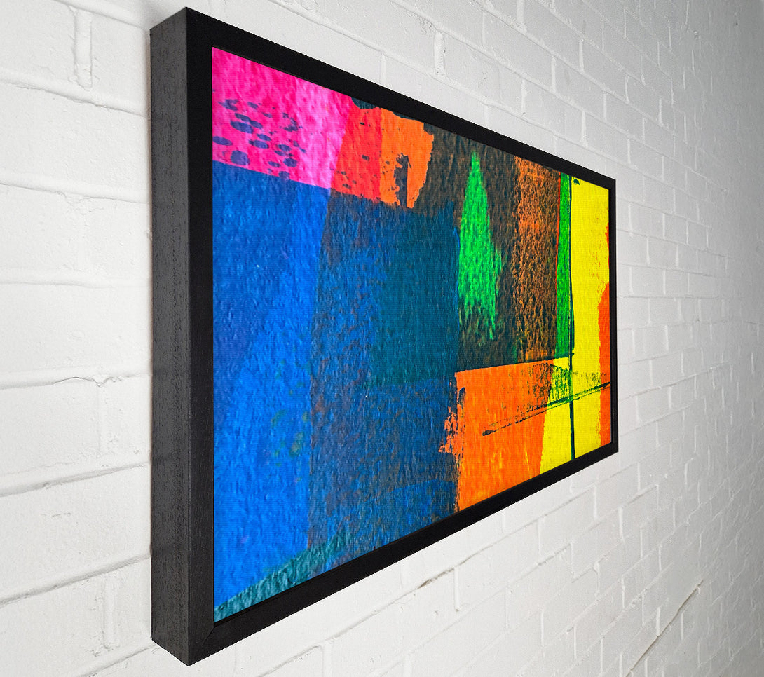  A Canvas Print of Orange And Green Blocks Canvas Art