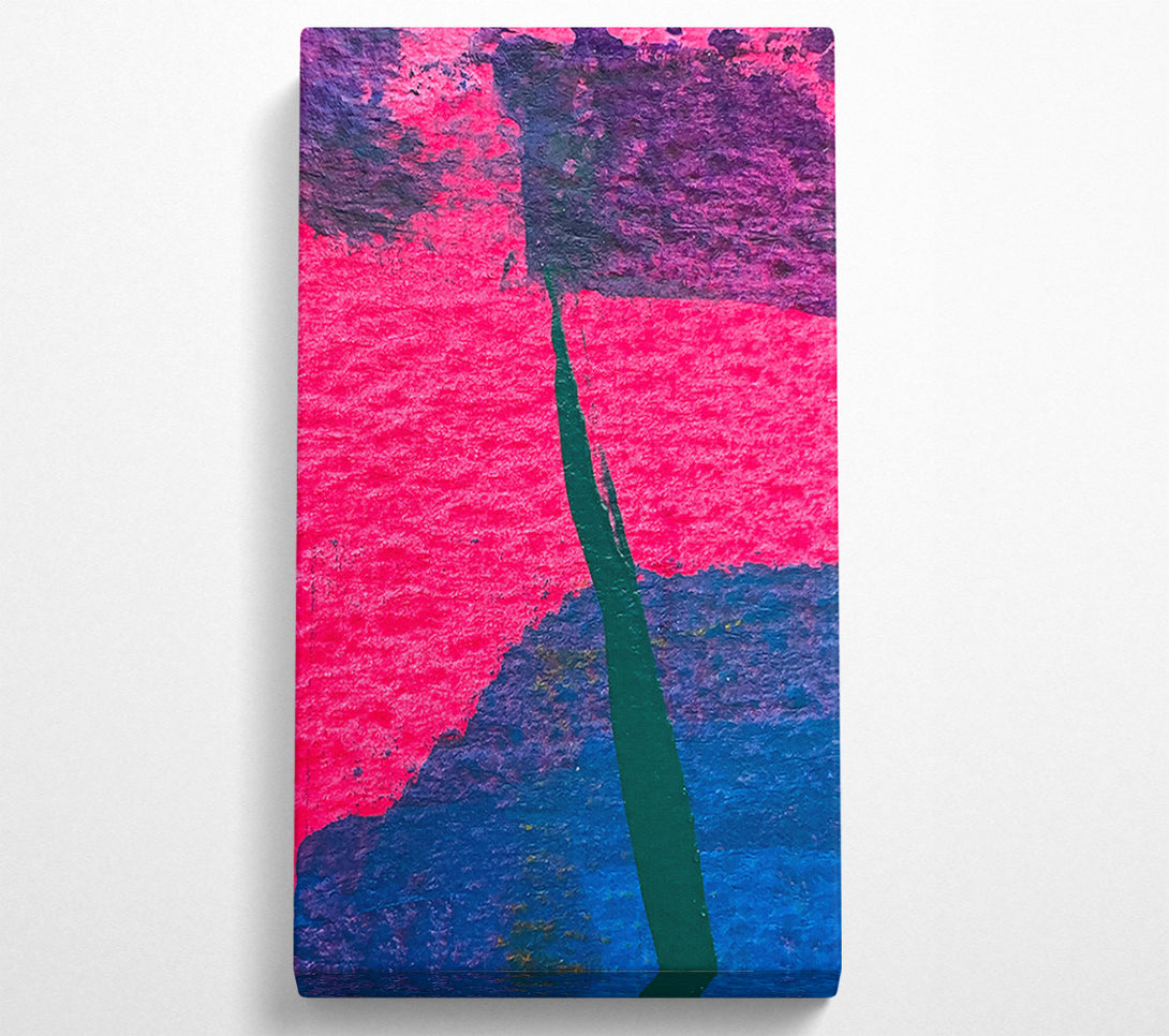  A Canvas Print of Crimson Abstract Stroke Canvas Print