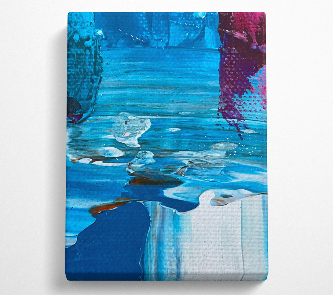  A Canvas Print of Azure Abstract Dreamscape Canvas Print