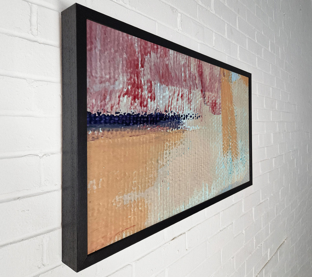  A Canvas Print of Peach Abstract Study Canvas Wall Art