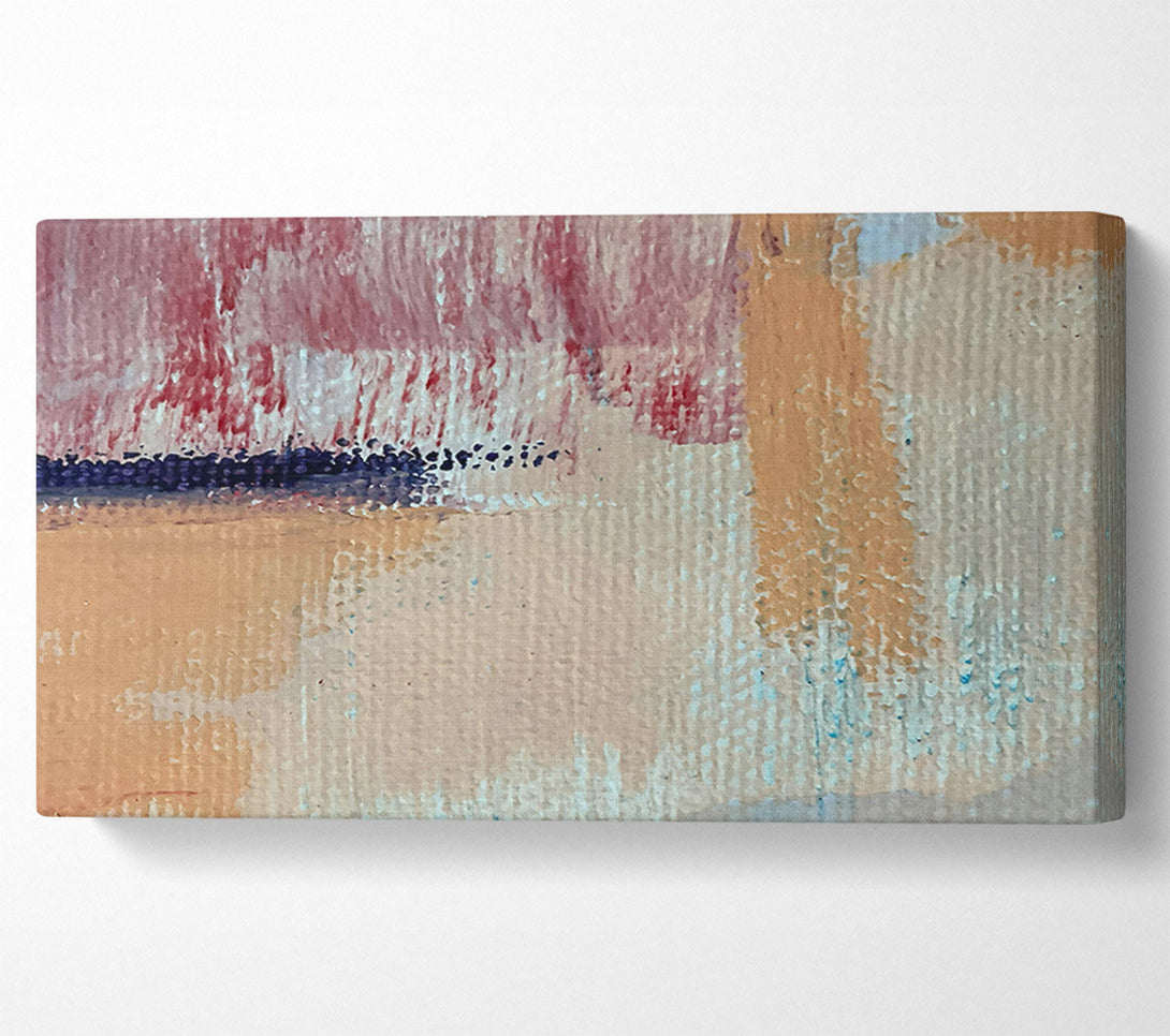  A Canvas Print of Peach Abstract Study Canvas Wall Art