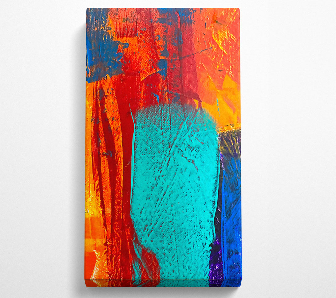  A Canvas Print of Emerald Abstract Swirl Canvas Art