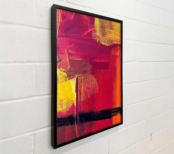 Crimson And Gold Strokes