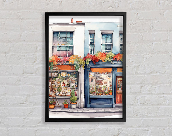 The Little Shops Framed Print