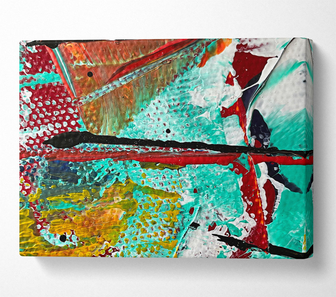  A Canvas Print of Turquoise Abstract Dream Canvas Print