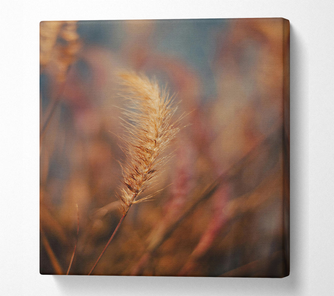  A Canvas Print of Golden Whispers Of Fall Canvas Print