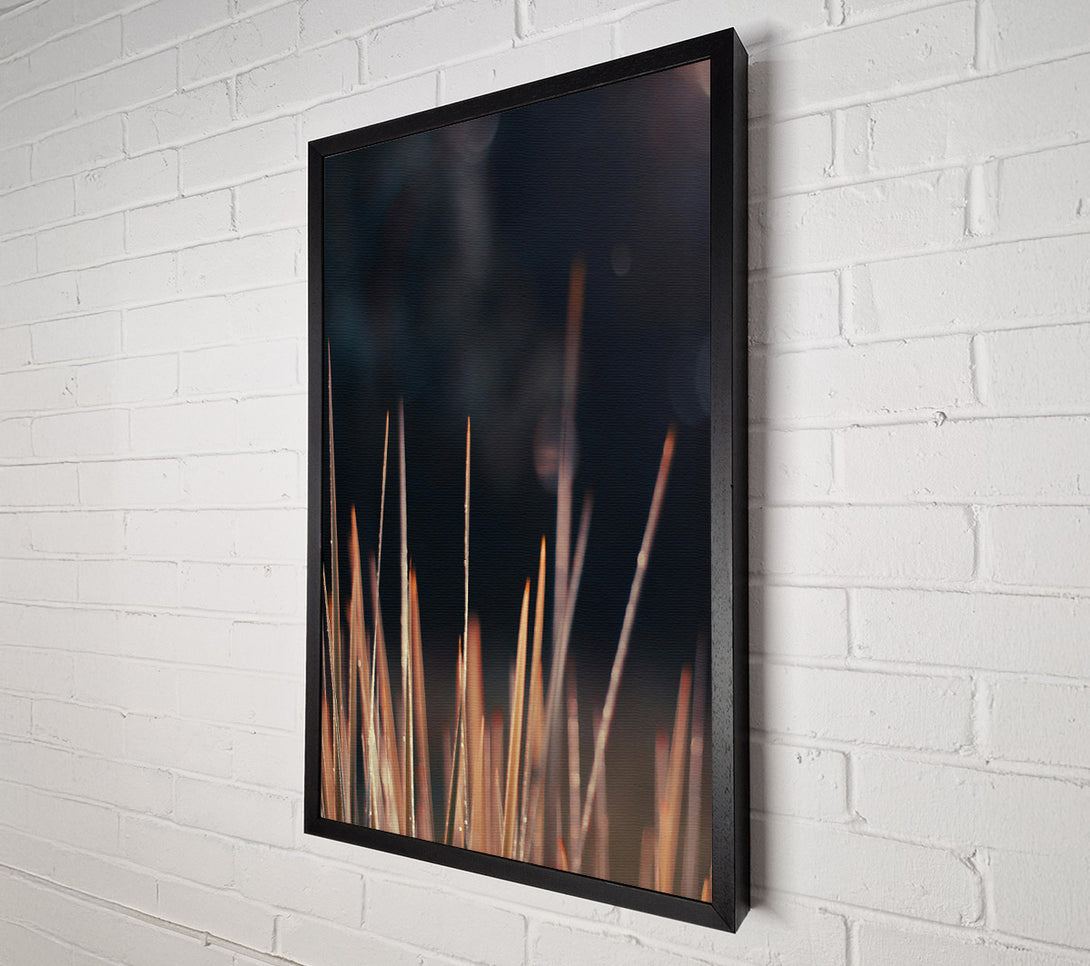  A Canvas Print of Golden Blades Of Dawn Canvas Art