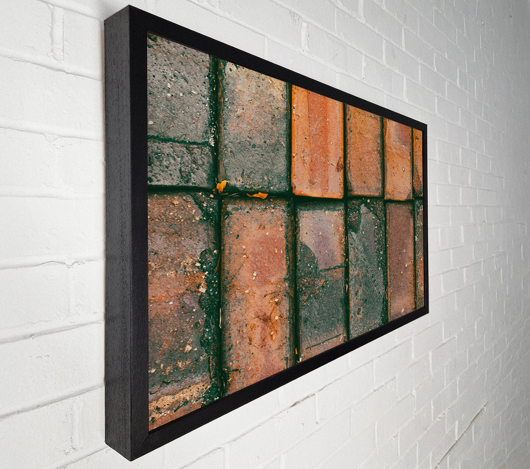  A Canvas Print of Rustic Red Brick Wall Canvas Wall Art
