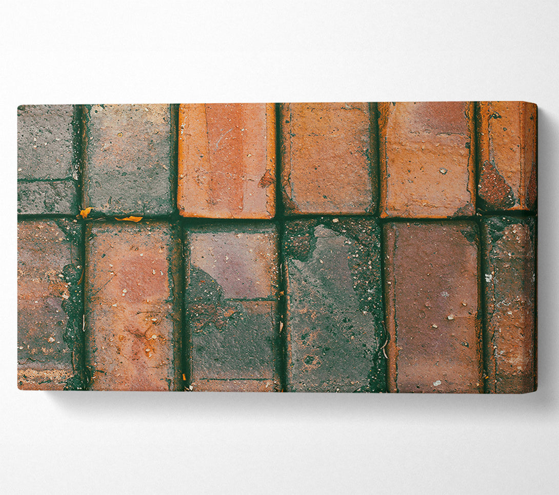  A Canvas Print of Rustic Red Brick Wall Canvas Wall Art