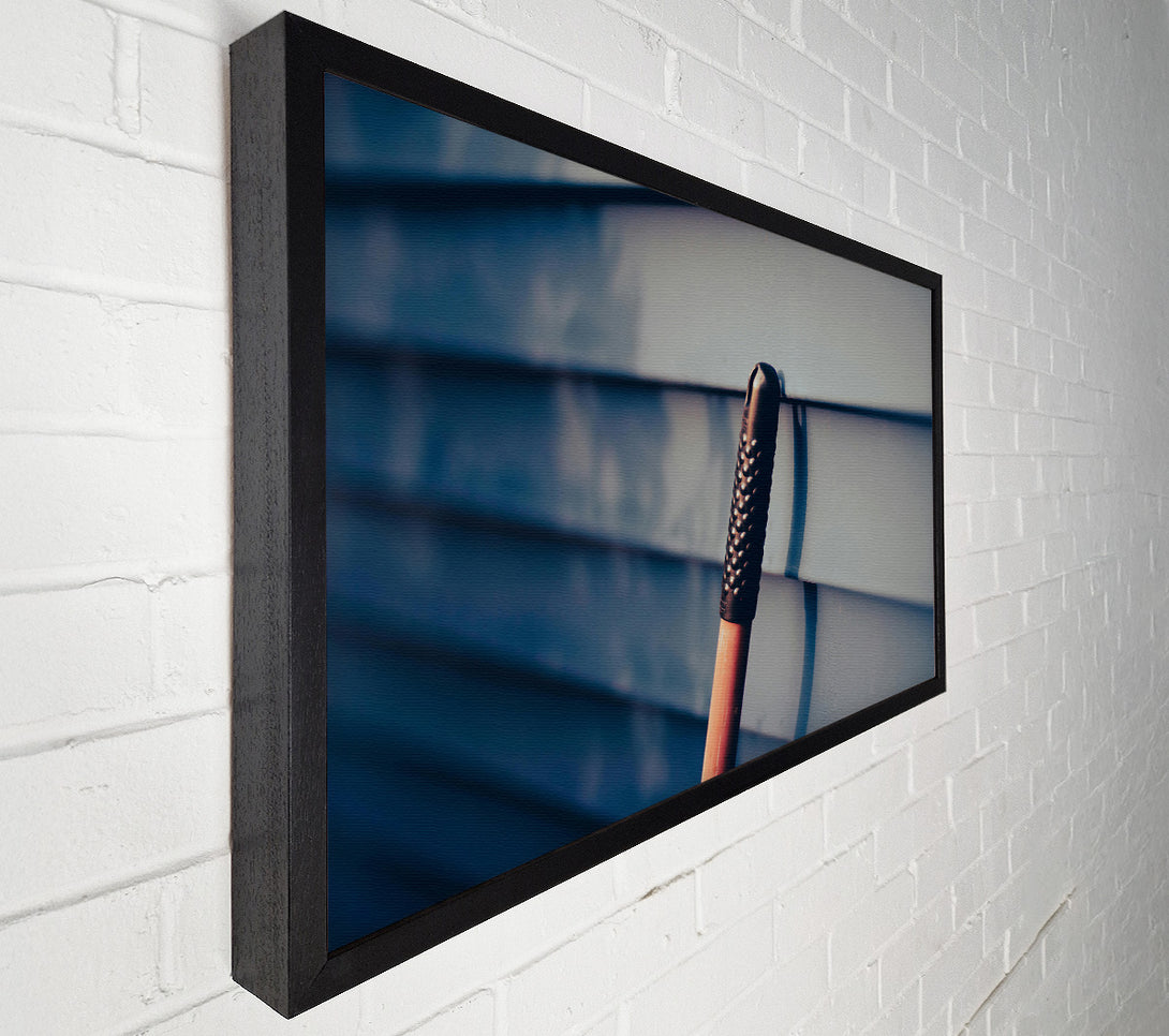  A Canvas Print of Blue Siding Shadows Canvas Wall Art