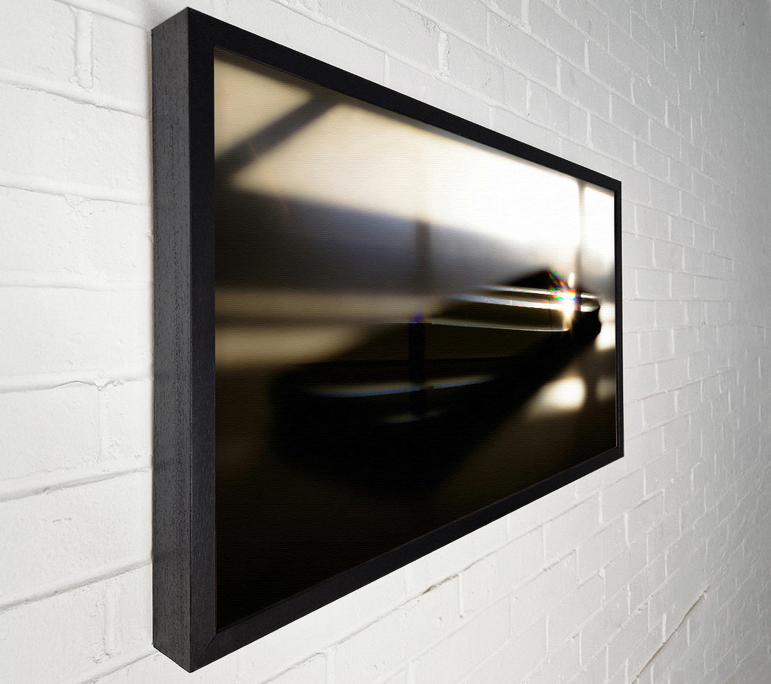  A Canvas Print of Black Light Reflections Canvas Print