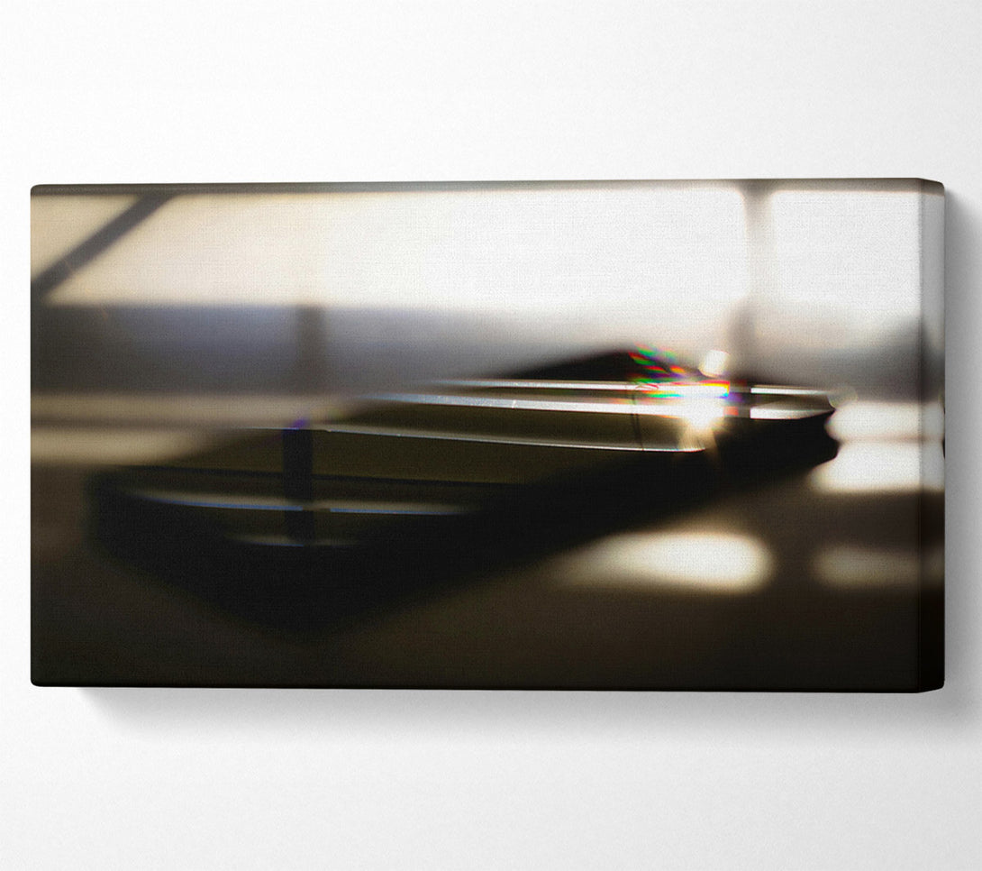  A Canvas Print of Black Light Reflections Canvas Print