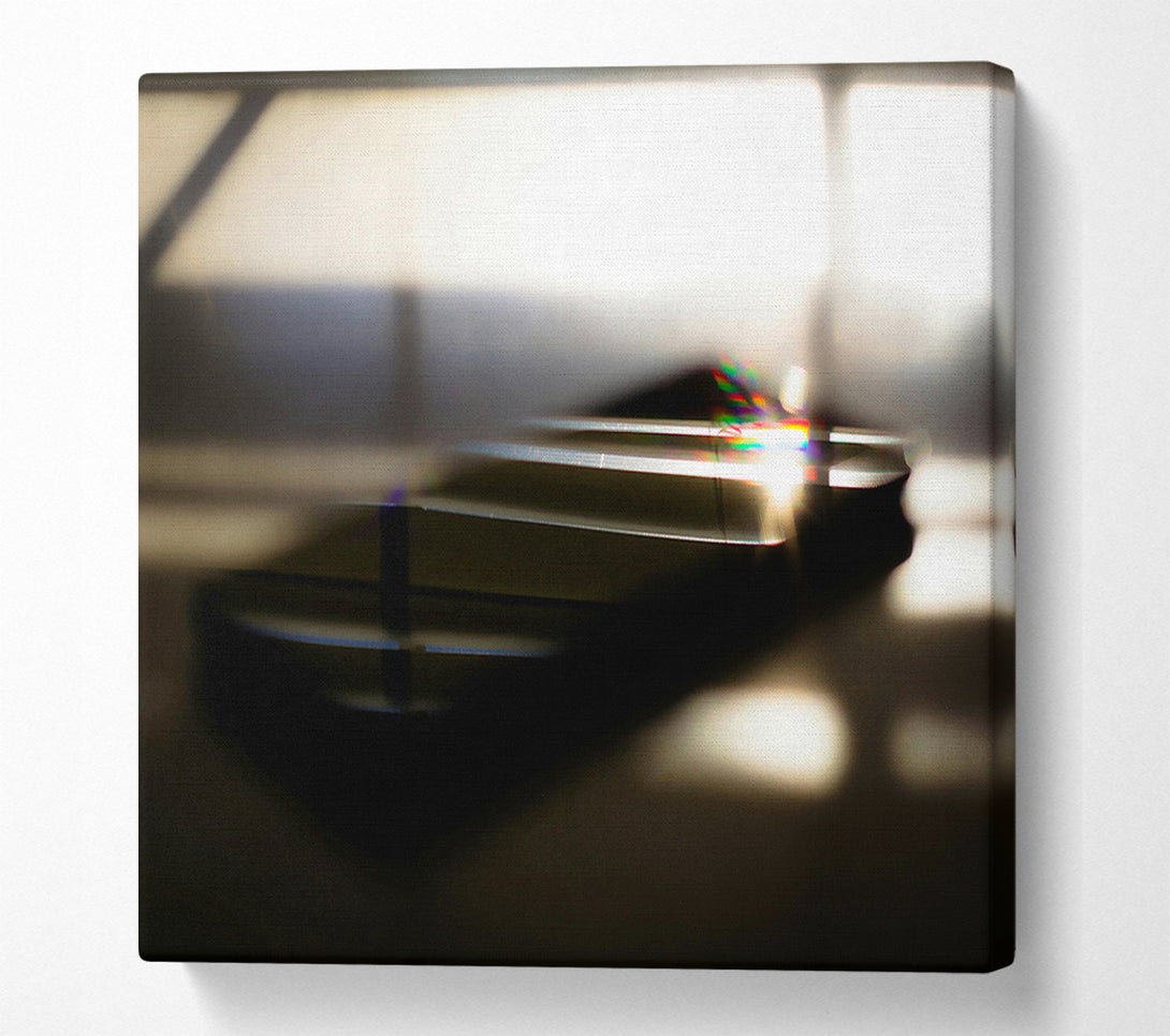  A Canvas Print of Black Light Reflections Canvas Print