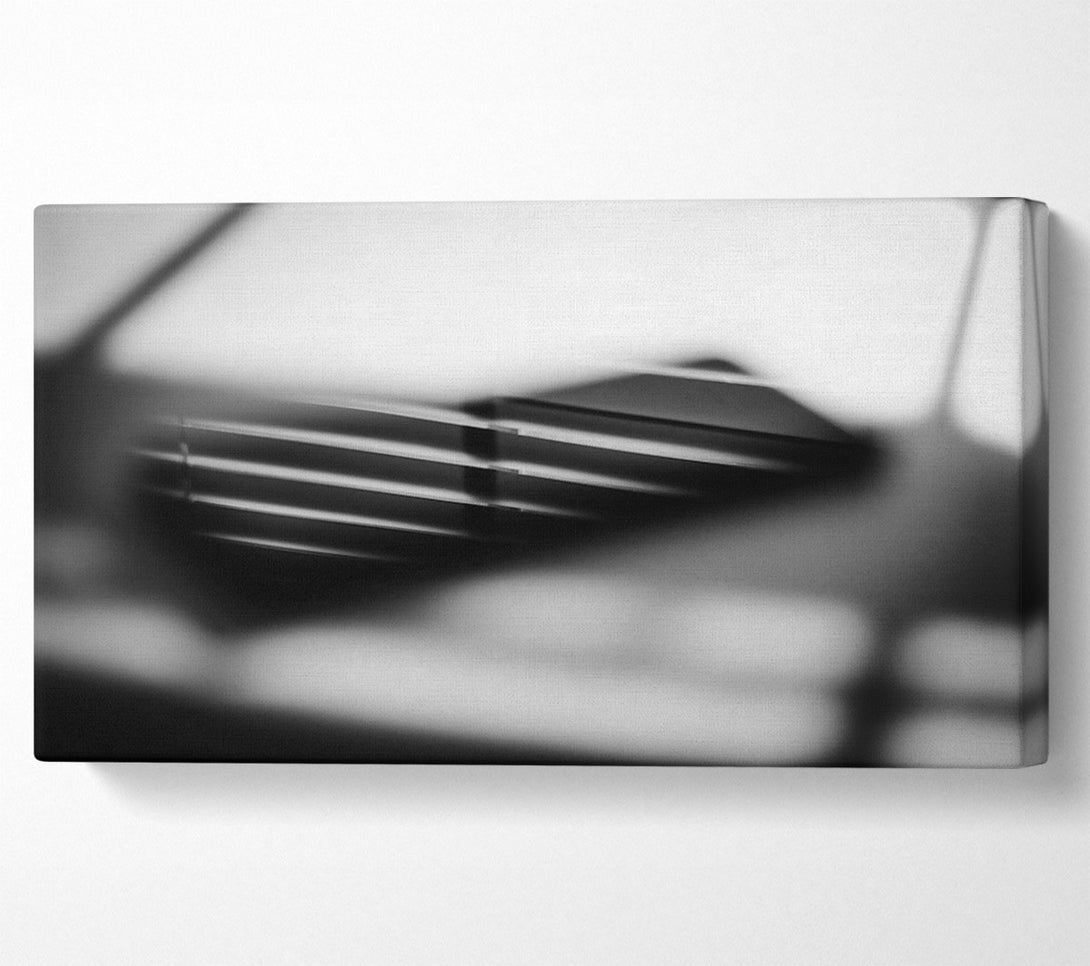  A Canvas Print of Grey Lines And Shadows Canvas Art