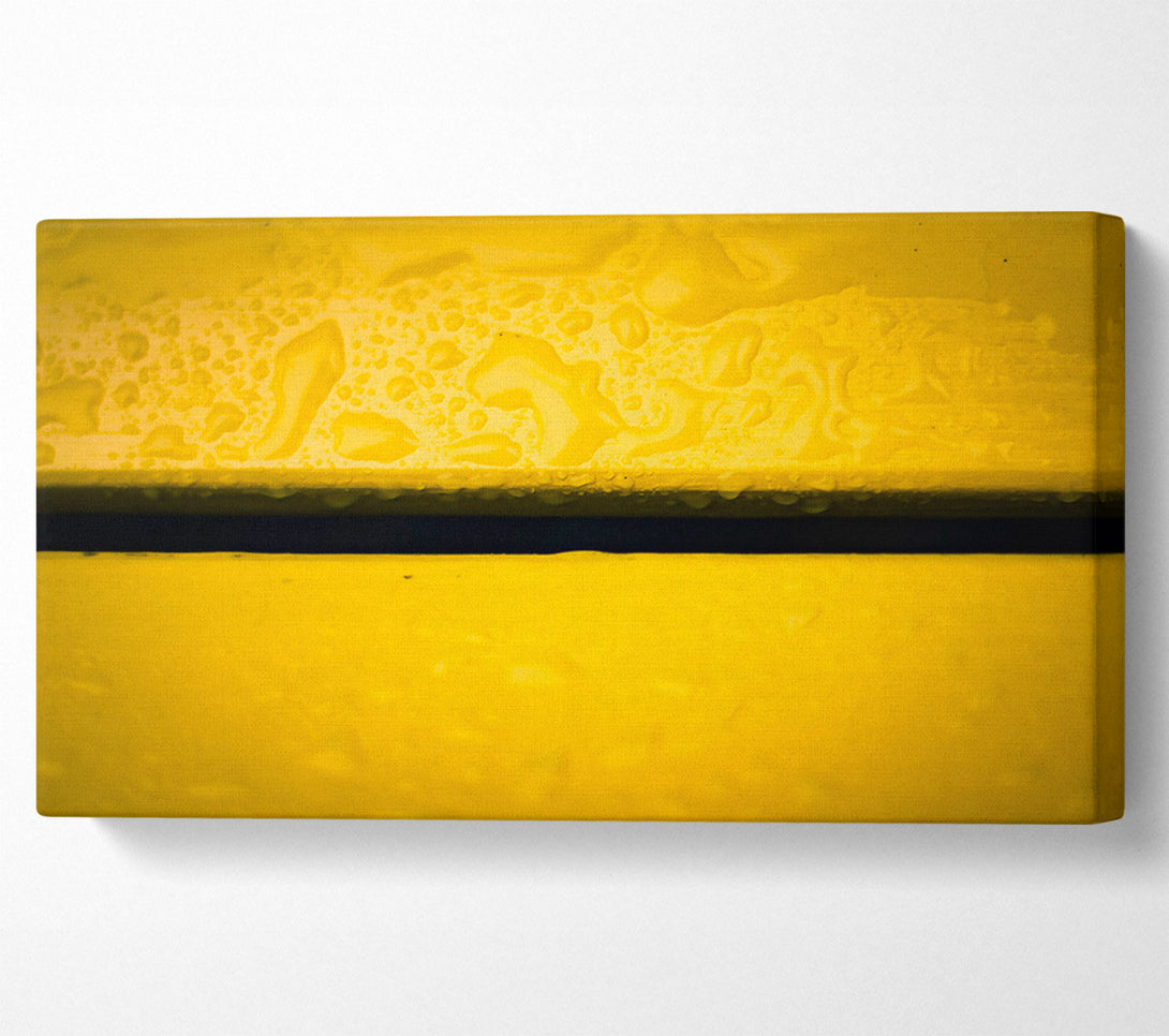  A Canvas Print of Golden Raindrops Canvas Print