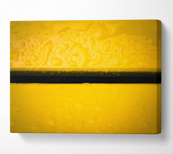  A Canvas Print of Golden Raindrops Canvas Print