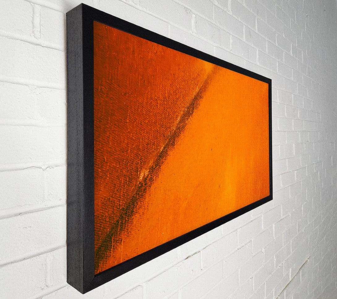  A Canvas Print of Amber Sunset Glow Canvas Wall Art