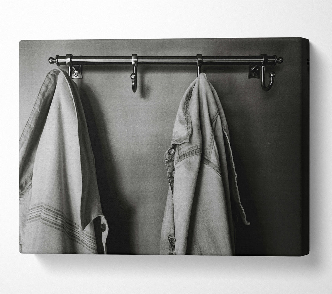  A Canvas Print of Grey Hanging Shadows Canvas Art