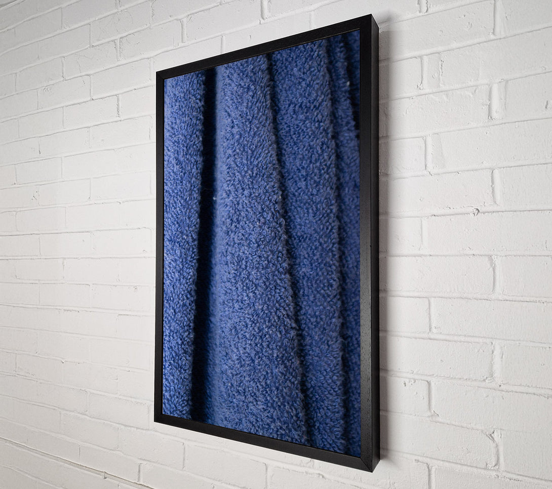  A Canvas Print of Indigo Terry Cloth Canvas Print