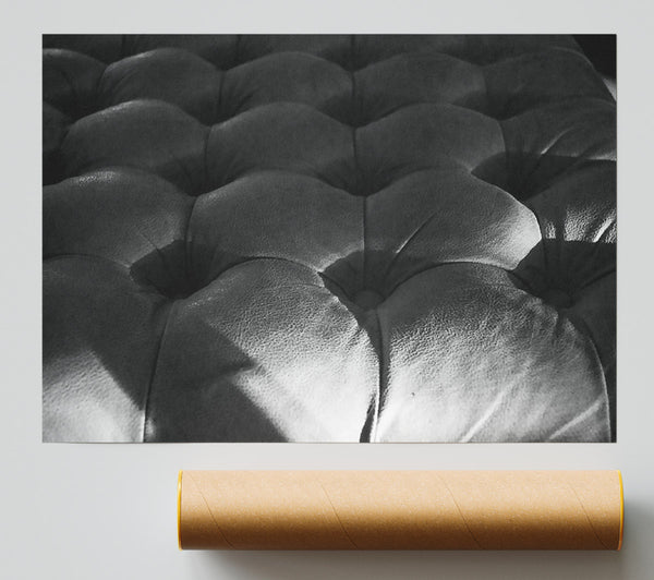 Gray Buttoned Texture