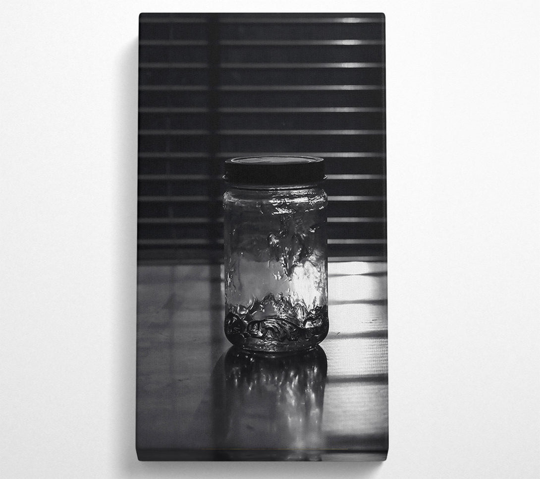  A Canvas Print of Silver Jar Of Light Canvas Wall Art