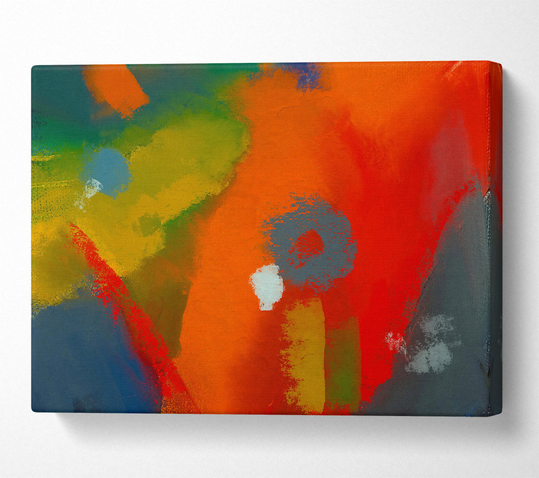  A Canvas Print of Crimson Abstract Dreams Canvas Print