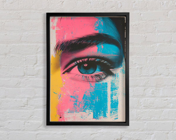 The Pastel Eyes Framed Print