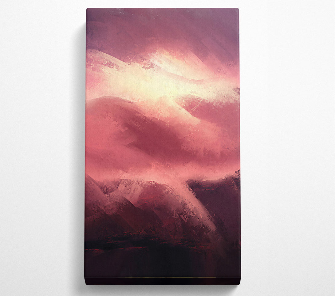  A Canvas Print of Crimson Mountain Dawn Canvas Art