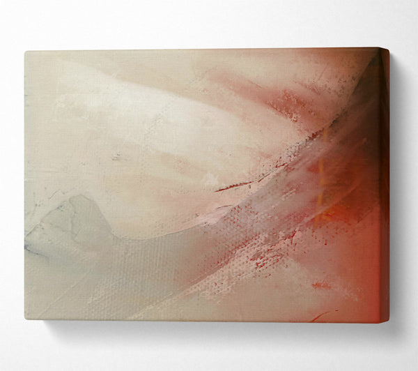  A Canvas Print of Crimson Brushstrokes Canvas Art