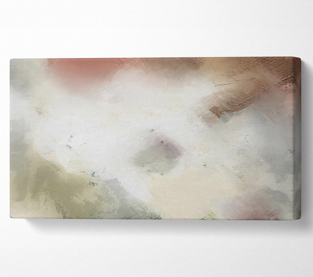  A Canvas Print of Pale Rose Abstractions Canvas Print