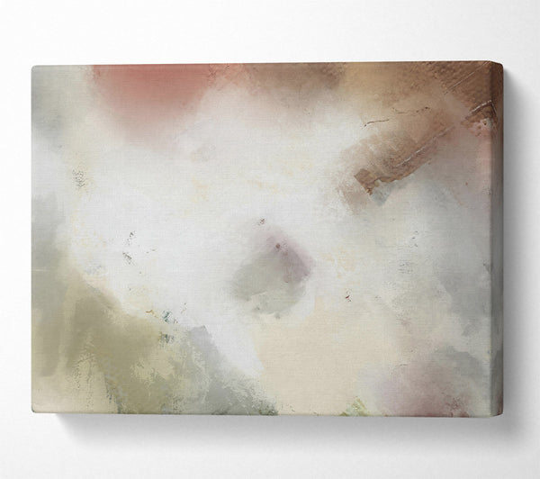  A Canvas Print of Pale Rose Abstractions Canvas Print