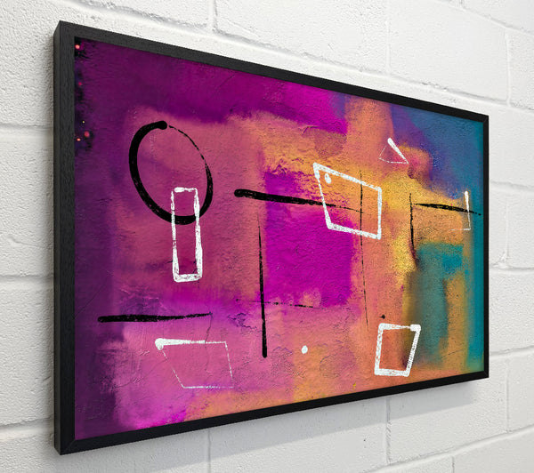 Fuchsia Geometric Hues