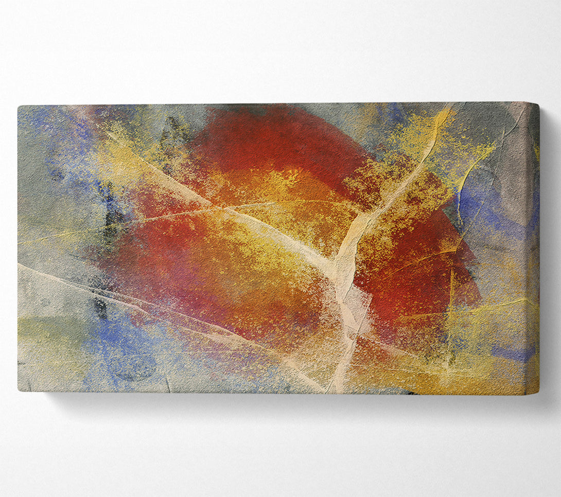  A Canvas Print of Crimson Veiled Sands Canvas Print